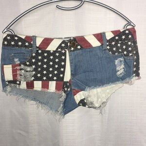 Women’s mini denim shorts